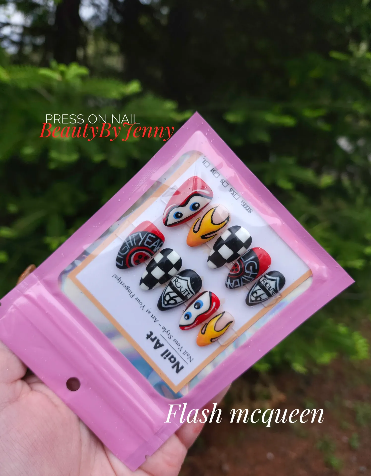 Press on - Flash Mcqueen